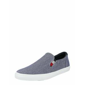 TOMMY HILFIGER Slip-on obuv  modrosivá / červená / biela