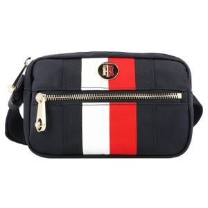 TOMMY HILFIGER Gürteltasche 'Poppy'  tmavomodrá / červená / biela