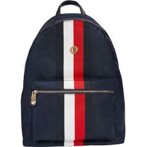 TOMMY HILFIGER Batoh 'Poppy'  tmavomodrá / červená / biela