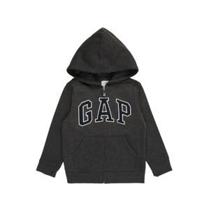 GAP Sweatjacke  tmavosivá / biela / čierna