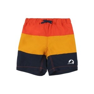 FINKID Badeshorts 'Uimari'  červená / tmavomodrá / oranžová