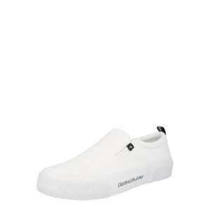 Calvin Klein Jeans Slip-on obuv  biela / čierna