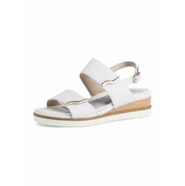 Tamaris Pure Relax Remienkové sandále  biela / zlatá