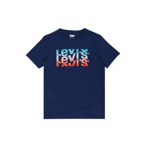 LEVI'S Tričko  tmavomodrá / tyrkysová / oranžová