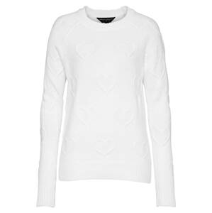 Dorothy Perkins Pullover 'HEART'  biela