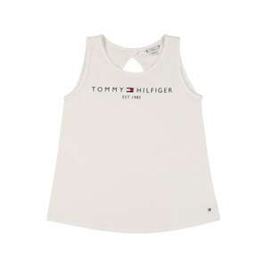 TOMMY HILFIGER Top  biela / námornícka modrá / červená