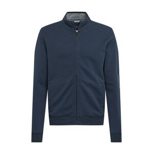 Hackett London Sweatjacke  námornícka modrá / biela