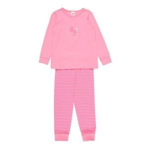 SCHIESSER Pyžamo  tyrkysová / ružová / svetloružová