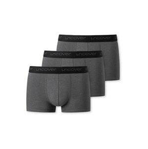 uncover by SCHIESSER Boxerky '3-Pack Uncover'  sivá melírovaná