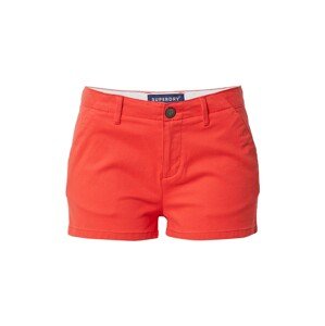 Superdry Chino nohavice 'CHINO HOT SHORT'  červená