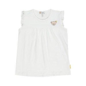 Steiff Collection Top 'T-Shirt'  biela / kapučíno / žltá