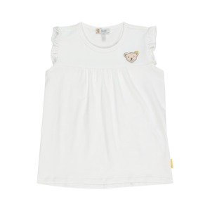 Steiff Collection Unisex Kinder - Shirts & Tops 'T-Shirt'  biela / kapučíno / žltá