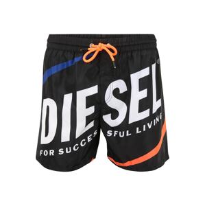 DIESEL Plavecké šortky  čierna / oranžová / koralová / modrá / biela