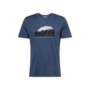 ICEBREAKER Funkčné tričko  tmavomodrá / ultramarínová / biela