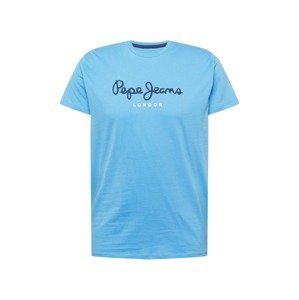 Pepe Jeans Tričko 'EGGO'  nebesky modrá / biela / námornícka modrá