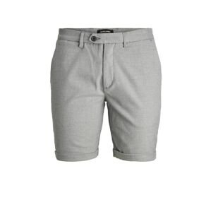 JACK & JONES Chino nohavice 'Connor'  sivá melírovaná