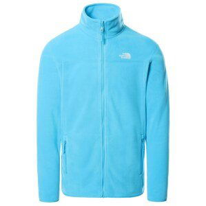 THE NORTH FACE Flisová bunda 'M 100 GLACIER FULL ZIP'  tyrkysová