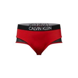 Calvin Klein Swimwear Plus Bikinové nohavičky  červená / čierna / biela
