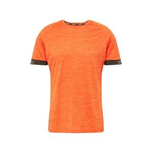 Rukka Funkčné tričko 'MELLI'  oranžovo červená / čierna