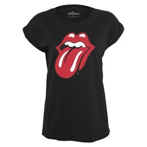 Merchcode Tričko 'Rolling Stones Tongue'  červená / čierna / biela