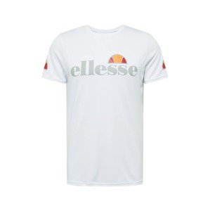 ELLESSE Funkčné tričko 'Pozzio'  biela / červená / žltá / sivá