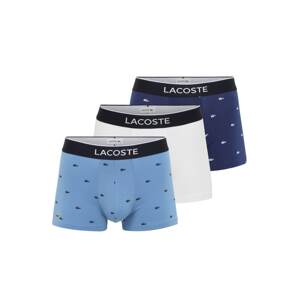 LACOSTE Boxerky  biela / dymovo modrá / námornícka modrá / čierna