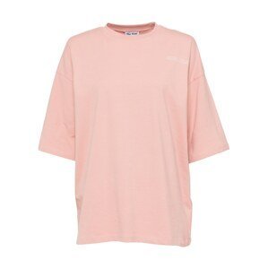Public Desire Oversize tričko  ružová / biela / sivá