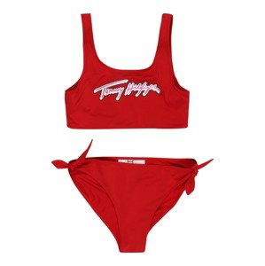 TOMMY HILFIGER Bikiny  jasne červená / biela / ružová / čierna