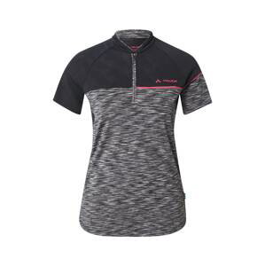 VAUDE Funkčné tričko 'Altissimo'  čierna / sivá melírovaná / biela melírovaná / svetloružová