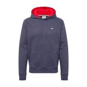 Tommy Jeans Mikina 'ESSENTIAL'  námornícka modrá / biela / červená