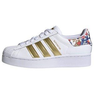 ADIDAS ORIGINALS Nízke tenisky 'Superstar Bold'  biela / zmiešané farby / zlatá