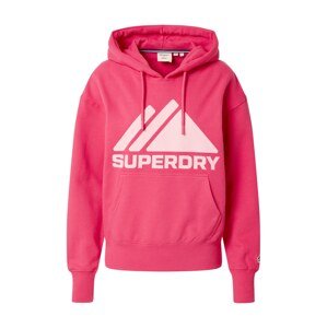 Superdry Mikina  pastelovo ružová / tmavoružová