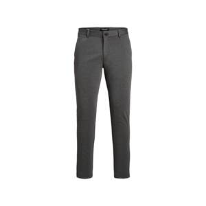 JACK & JONES Chino nohavice  sivá melírovaná