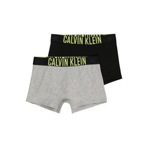 Calvin Klein Underwear Nohavičky  sivá melírovaná / čierna / žltá