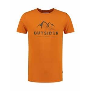 Shiwi Tričko 'Outsider'  oranžová / čierna