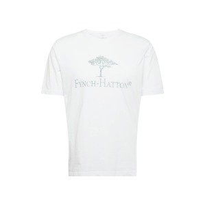FYNCH-HATTON Tričko  biela / zelená melírovaná
