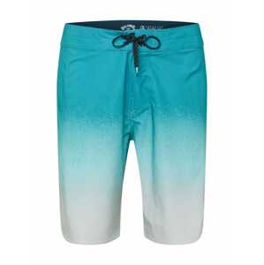 BILLABONG Surferské šortky 'ALL DAY FADE PRO'  vodová / biela / tyrkysová