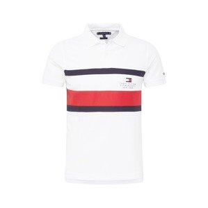 TOMMY HILFIGER Tričko  námornícka modrá / červená / šedobiela / tmavomodrá