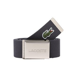 LACOSTE Opasky  tmavosivá / strieborná / svetlozelená / biela / ohnivo červená