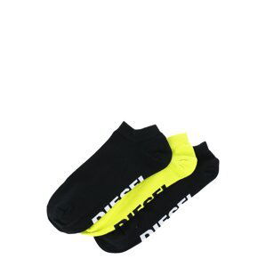 DIESEL Ponožky 'GOST'  čierna / žltá / biela