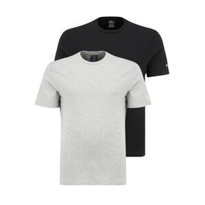 Champion Authentic Athletic Apparel Funkčné tričko  sivá / čierna