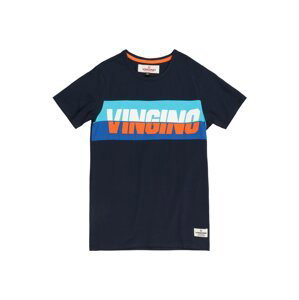 VINGINO T-Shirt 'Harco'  námornícka modrá / námornícka modrá / svetlomodrá / biela / grenadínová
