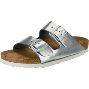 BIRKENSTOCK Šľapky  strieborná