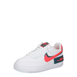 Nike Sportswear Nízke tenisky 'AF1 SHADOW'  biela / tmavozelená / svetločervená