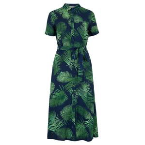 Sugarhill Brighton Kleid 'LAURETTA BATIK PALM FRONDS'  modrá