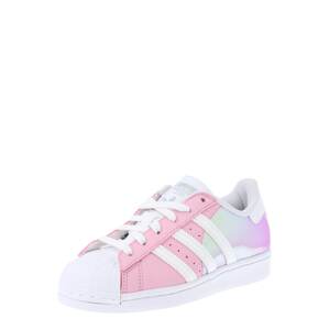 ADIDAS ORIGINALS Tenisky 'SUPERSTAR'  svetloružová / fuksia / svetlozelená / biela