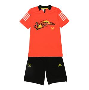 ADIDAS PERFORMANCE Tréningový komplet  oranžovo červená / čierna / žltá / biela