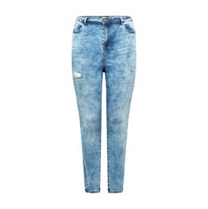 Missguided Plus Džínsy  modrá denim