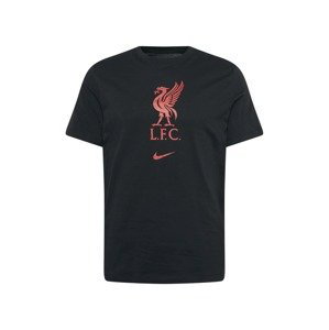 NIKE Funkčné tričko 'Liverpool FC'  čierna / pastelovo červená