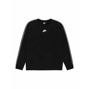 Nike Sportswear Mikina 'REPEAT'  čierna / biela